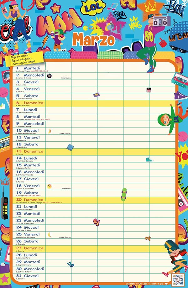 Euro Publishing Calendario Agenda Famiglia 2022 Cm 29 X 44 - immagine 4