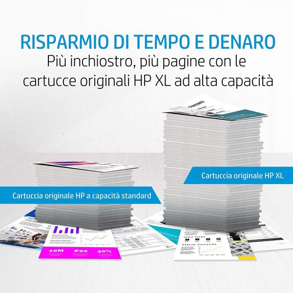 305XL Nero, 3YM62AE, Cartuccia Originale , ad Alta Capacit??, Compatibile con Stampanti  DeskJet seri 2700, 4100,  ENVY serie 6020, 6030, 6420, e 6430 - immagine 5