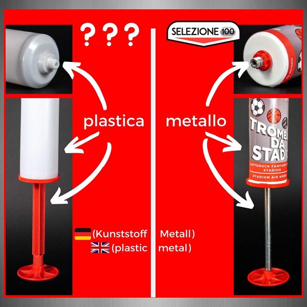 selezione100 Tromba da Stadio, trombetta da Stadio, trombette da Stadio manuali, trombe da Stadio Senza Gas, trombe da Stadio, Tromba Stadio Manuale trombetta Stadio, Utilizzabile Come Tromba Nautica - immagine 3