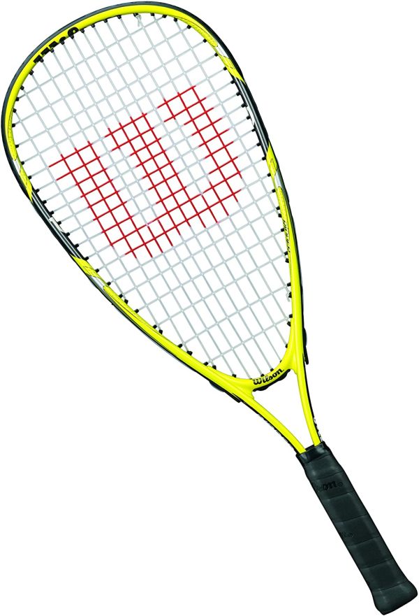 Wilson Ripper, Racchetta da Squash Junior Unisex ?C Adulto, Giallo/Nero, Taglia Unica - immagine 2