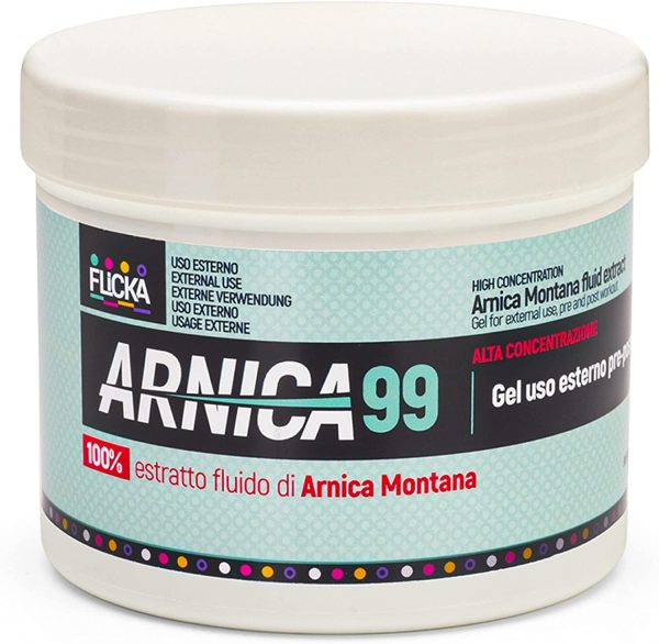 Arnica per Cavalli uso umano 100% Estratto Fluido Arnica Extra Forte e intensa, Made in Italy, Massaggio a Muscoli e Articolazioni, Origine Naturale e Testata Dermatologicamente - Flicka (500 ML)