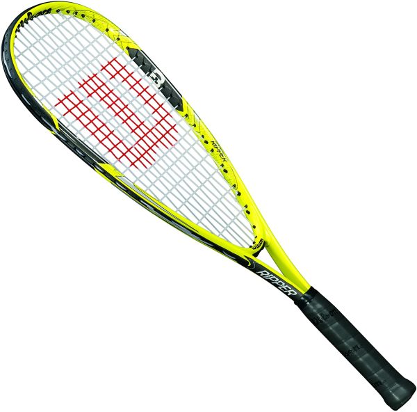 Wilson Ripper, Racchetta da Squash Junior Unisex ?C Adulto, Giallo/Nero, Taglia Unica