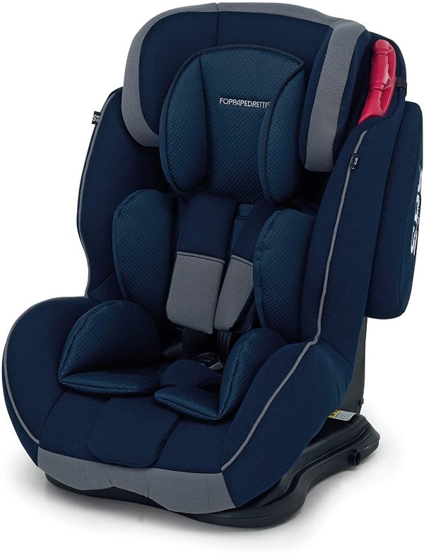 Foppapedretti Dinamyk 9-36 Seggiolino Auto, Gruppo 1/2/3 (9-36 Kg) per Bambini da 9 Mesi a 12 Anni Circa, senza Dispositivo Antiabbandono, Ocean