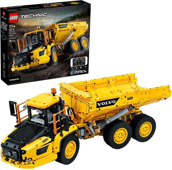 LEGO Technic Bulldozer Cat? D11 Controllato Da App, Set per Adulti, Telecomandata & Technic 6x6 Volvo Camion Articolato, Auto Ribaltabile RC Volvo, Set di Costruzioni, 42114 - immagine 3