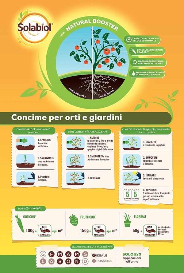 Solabiol Concime BIO orto e giardino 5 kg - immagine 5