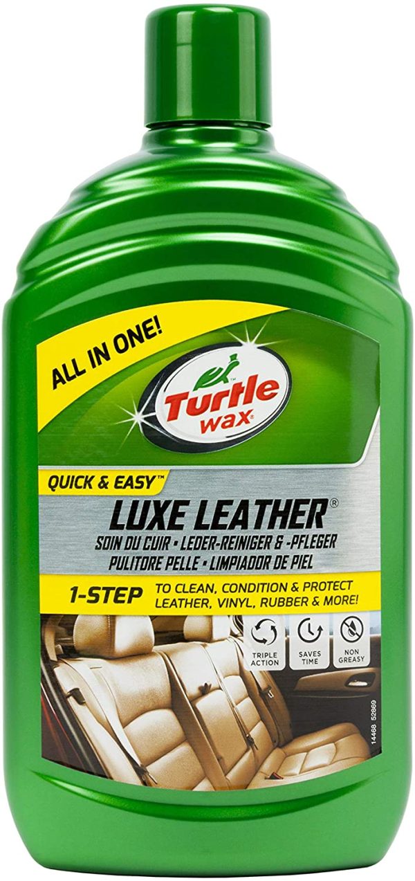 Turtle Wax 52869 Luxe Leather per Pulire e Proteggere Gli Interni in Pelle, 500 ml