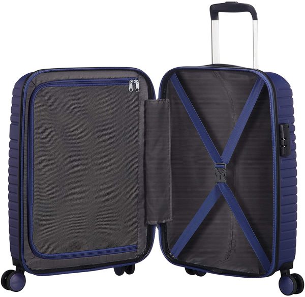 American Tourister Aero Racer - Bagaglio a Mano (4 ruote), Blu (Nocturne Blue), S - immagine 3