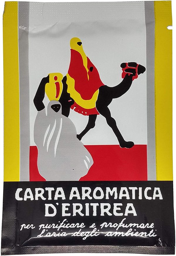 Casanova Carta d'Eritrea 60 Listelli biologici eliminano i cattivi odori, purificano gli ambienti, cartine da bruciare profumate, atossiche - immagine 3