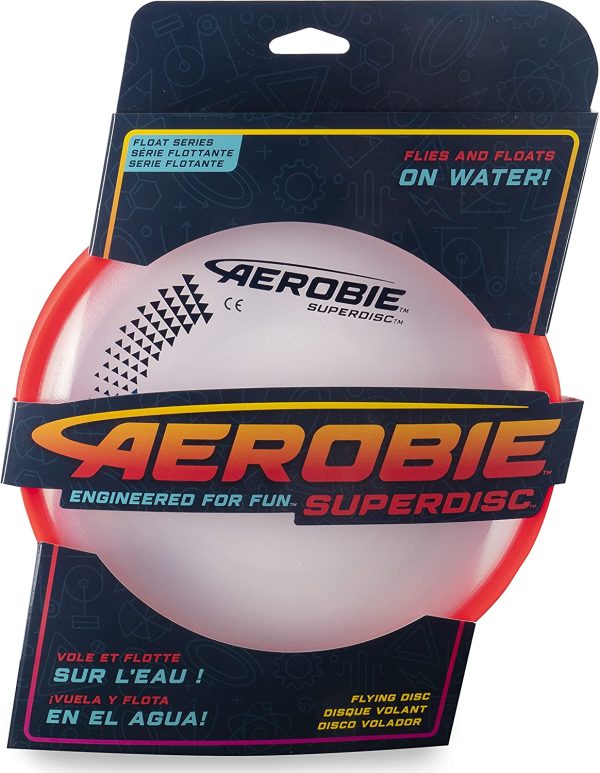 Aerobie Superdisc, frisbee per lanci precisi, colori assortiti - immagine 4