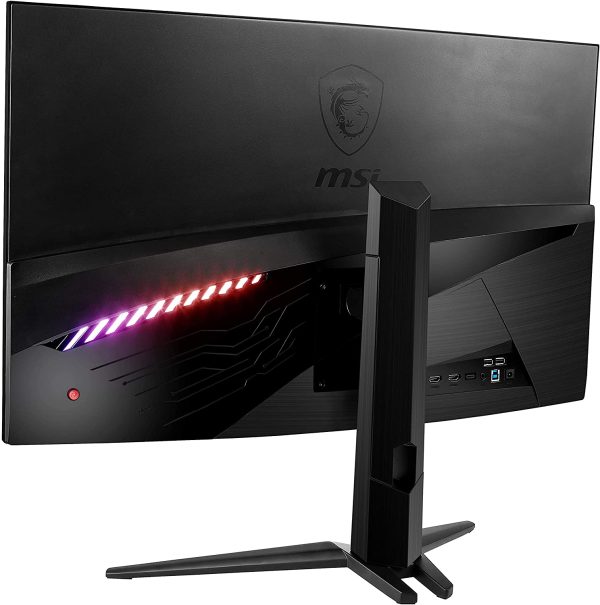 Optix MAG322CR Monitor Gaming 32" Curvo, Display 16:9 Full HD (1920x1080), Mystic Light RGB, Freq 165Hz, 1ms, Pannello VA, Curvatura 1800R, AMD Freesync, Gaming OSD APP - immagine 5