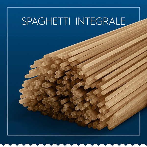 Barilla Pasta Spaghetti Integrali, Pasta Lunga di Semola Integrale di Grano Duro - 500 g