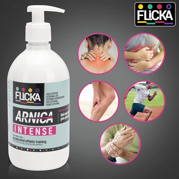 Arnica 99 Intense con MSM e Artiglio del Diavolo; Arnica Gel Extra Forte Coad. Disagio Muscolare, Articolare, Tendineo, Legamentoso. Formato Flacone Facile Applicazione 500ML. - immagine 4