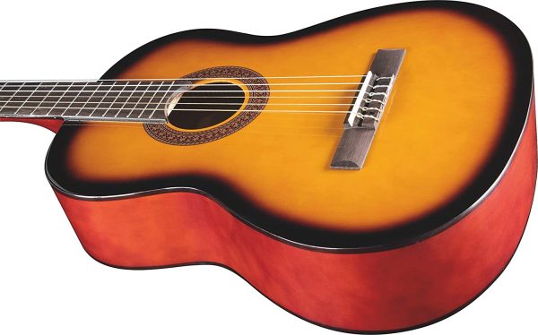 Eko GUITARS - CS-5 SUNBURST Chitarra Classica Serie Studio, Scala 3/4, Colore Sunburst - immagine 4