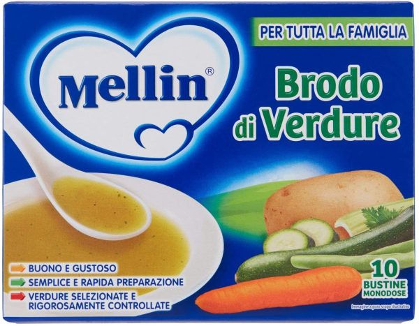 Mellin Brodo Verdure, 10 x 8g - immagine 5