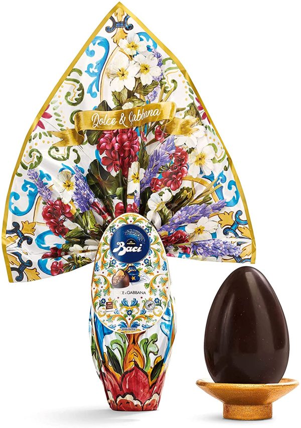 BACI PERUGINA 2 Uova di Pasqua Limited Edition: Granella di Lampone e Cioccolato Fondente con Granella di Nocciola - immagine 3