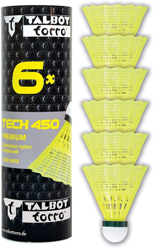 Talbot Torro - TECH 450, Palline da badminton, colore: Giallo - immagine 3