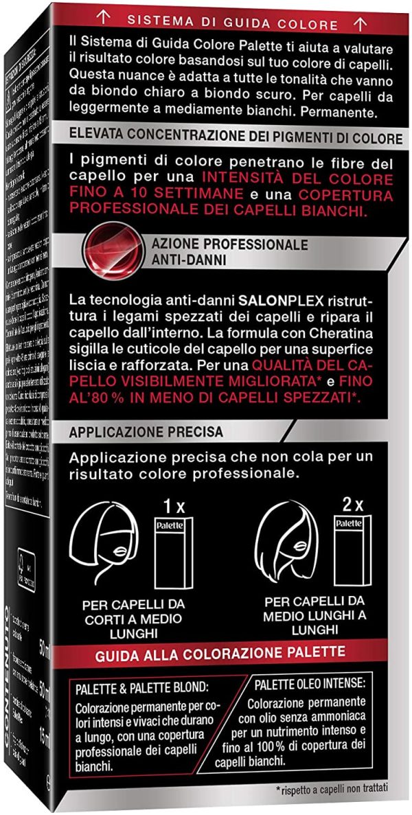 Schwarzkopf Palette Colorazione Permanente per Capelli, 7-6 Biondo - immagine 4