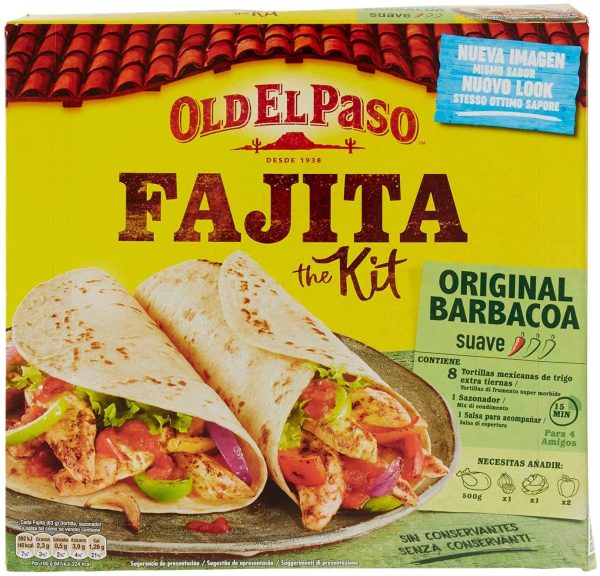 Old El Paso Kit Para Fajitas Original Barbacoa, 500g - immagine 7