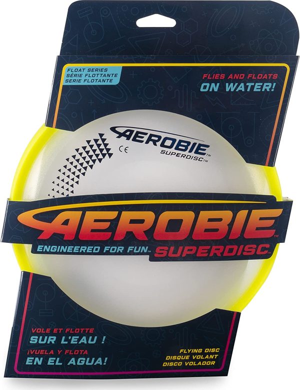 Aerobie Superdisc, frisbee per lanci precisi, colori assortiti