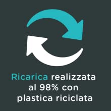 Ricarica realiazzata al 98% con plastica riciclata, tommee tippee ricariche