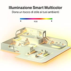 Tapo L900-5, striscia led wi-fi RGB multicolor con supporto adesivo 