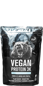 nu3 vegan protein vegetali gusto fragola 