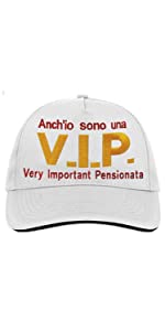 Cappellino Very Important Pensionata