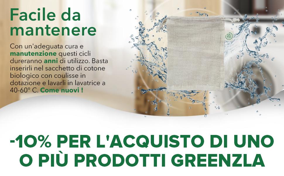 dischetti struccanti lavabili riutilizzabili bamb?? zero waste dischetti cotone salviette bamboo