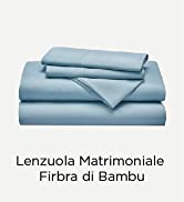 Bedsure Completo Lenzuola Matrimoniale Grigio - 100% Rayon di bamb?? Set Lenzuola Matrimoniale, 1 ...