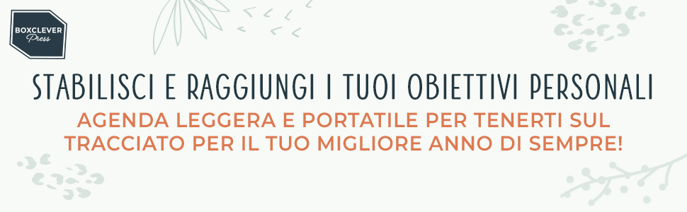 Progetta e raggiungi i tuoi obiettivi. Agenda portabile per fare il 2023 il tuo anno migliore!