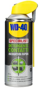 detergere contatti elettrici, pulire testine ,pulire interruttori, rimuovere condensa, detergente, p