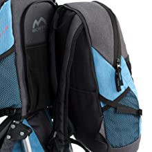 MONTIS HOOVER NEXUS, Zaino Porta Bimbo Premium, Fino a 25kg (Blu) ?? 