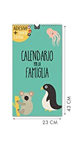 Planner da parete Calendario per famiglie 