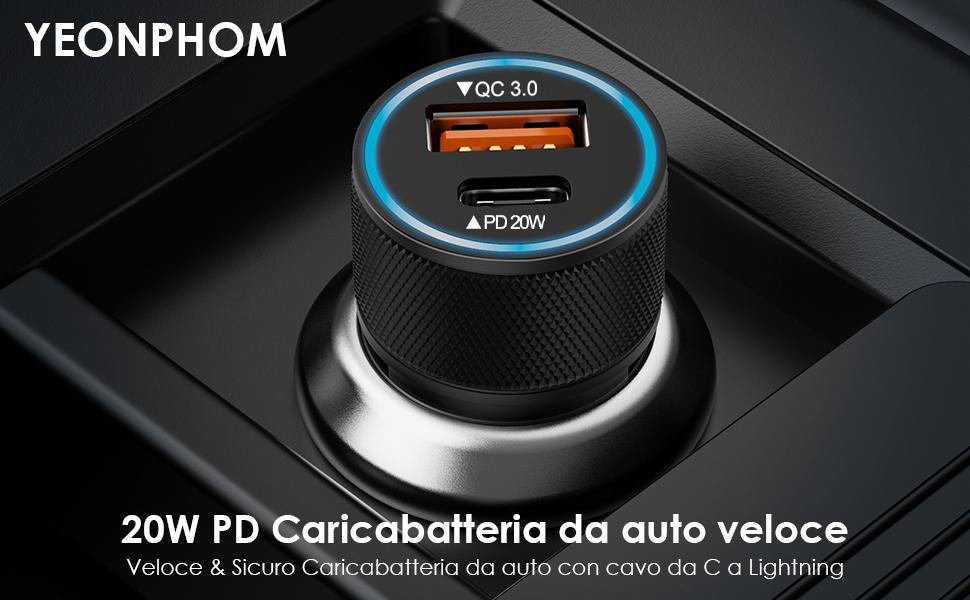 caricabatteria da auto