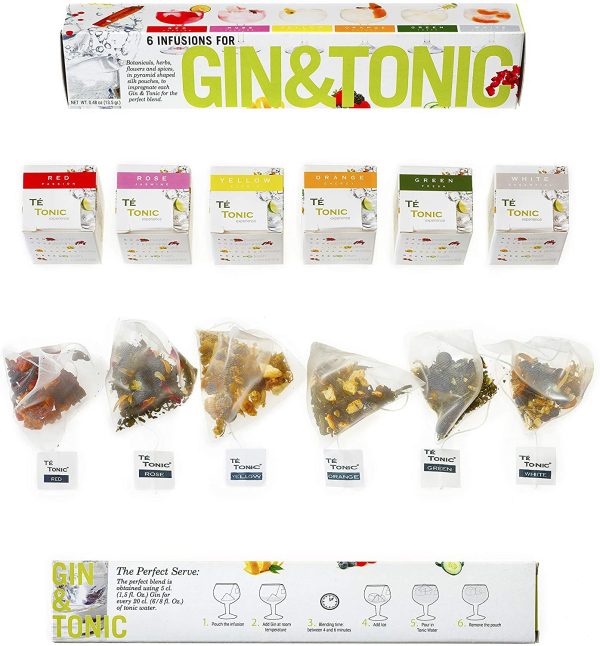 T?? Tonic 5 Nano Bundle Gift Set - vari gusti di aromi per i cocktail pi?? popolari - 30 sacchetti - immagine 4