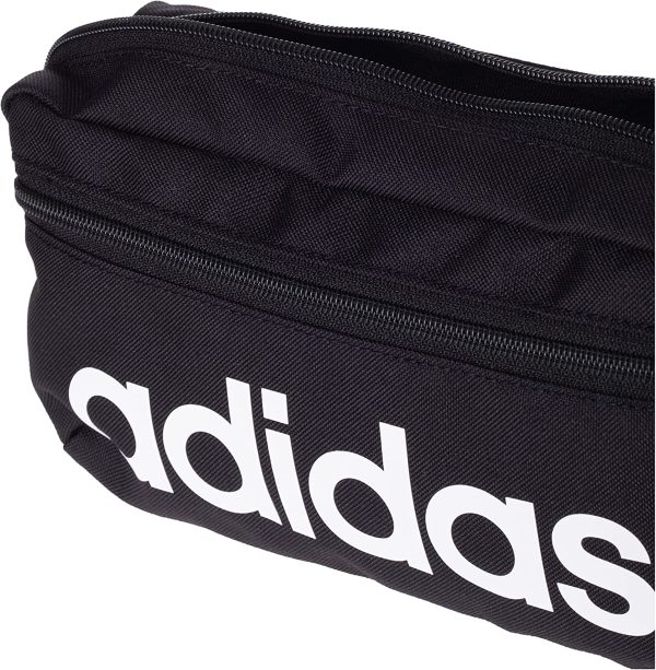 adidas Linear Bum Bag, Marsupio Sportivo Unisex-Adulto, Black/White, NS