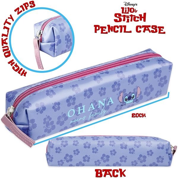 Disney Set Cancelleria con Agenda A5, Set Penne e Astuccio Portapenne, Stitch Gadget Ufficiali - immagine 5