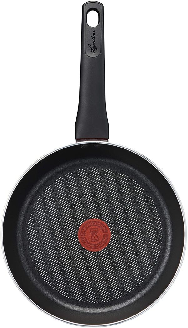 Cucina Mediterranea Padella per Induzione, Alluminio Antiaderente, Rosso, Diametro 20 cm