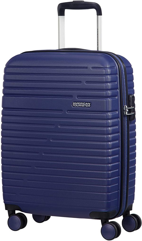 American Tourister Aero Racer - Bagaglio a Mano (4 ruote), Blu (Nocturne Blue), S - immagine 8