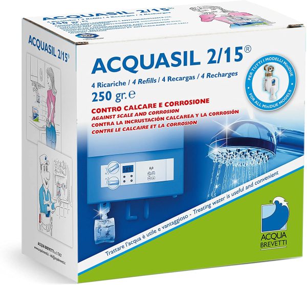 CONFEZIONE 4 RICARICHE ACQUASIL 2/15 GR.250 PC100 - immagine 2