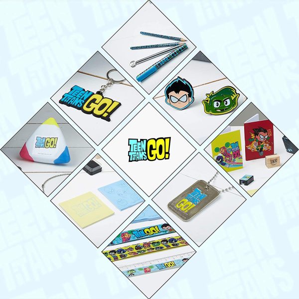 Teen Titans Go! Calendario Avvento 2021 per Bambini, Calendario di Natale con Set Cancelleria Teen Titans, + 24 Gadget da Scoprire, Idee Regalo Originali - immagine 7