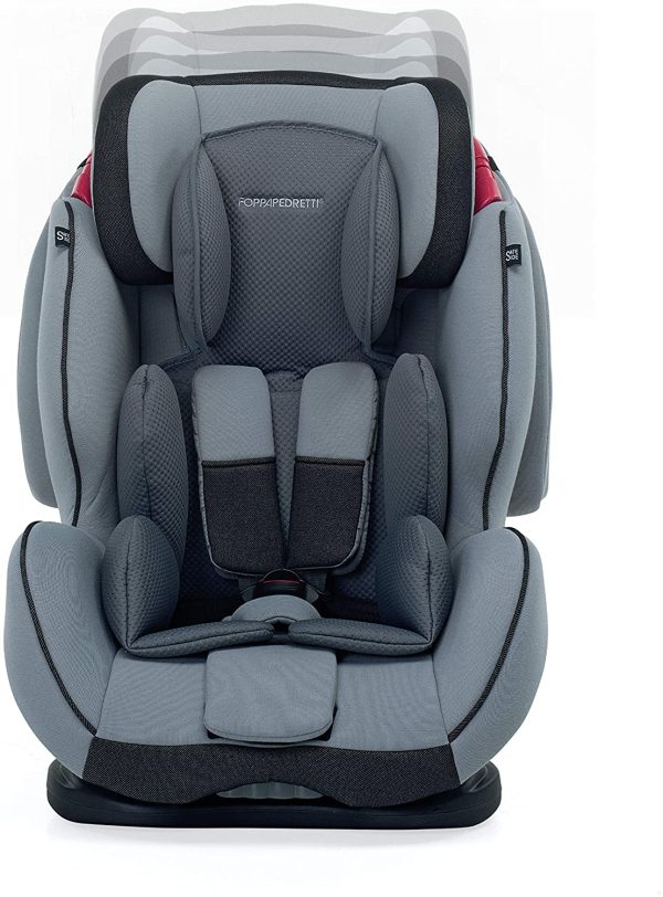 Foppapedretti Dinamyk 9-36 Seggiolino Auto, Gruppo 1/2/3 (9-36 Kg) per Bambini da 9 Mesi a 12 Anni Circa, senza Dispositivo Antiabbandono, Ocean - immagine 10