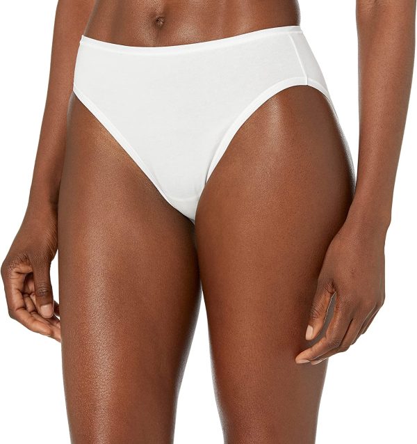 Amazon Essentials Cotton Stretch Hi-Cut Bikini Panty Donna - immagine 3