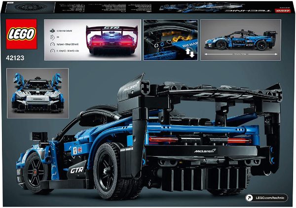 LEGO Technic McLaren Senna GTR, Auto da Corsa da Collezione, Modello da Costruire, Macchina Giocattolo, Idea Regalo per Bambini dai 10 Anni, 42123