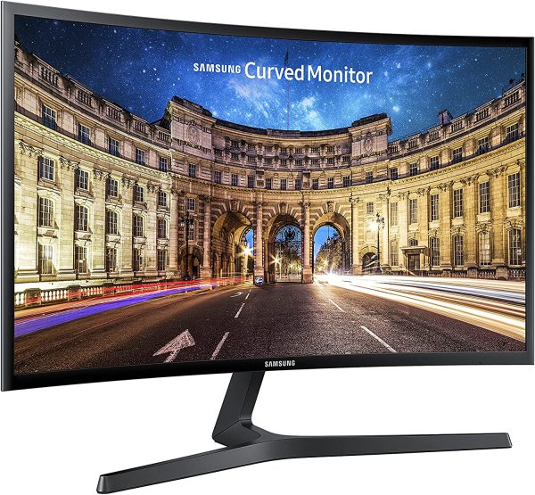 CF39 (C24F396), Curvo (1800R) , 24", 1920x1080 (Full HD), VA, 60 Hz, 4 ms, FreeSync, HDMI, D-Sub, Ingresso Audio, Eye Saver Mode, Nero - immagine 3