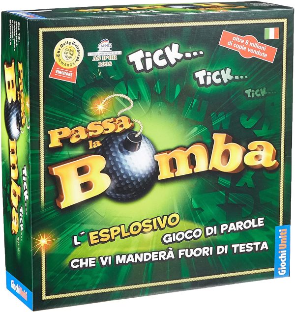 Giochi Uniti- Passa la Bomba Gioco di Divertimento, Multicolore, GU034/2 - immagine 5