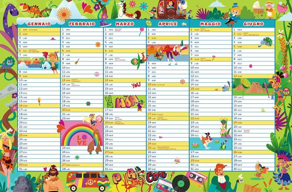 Euro Publishing Calendario Agenda Famiglia 2022 Cm 29 X 44