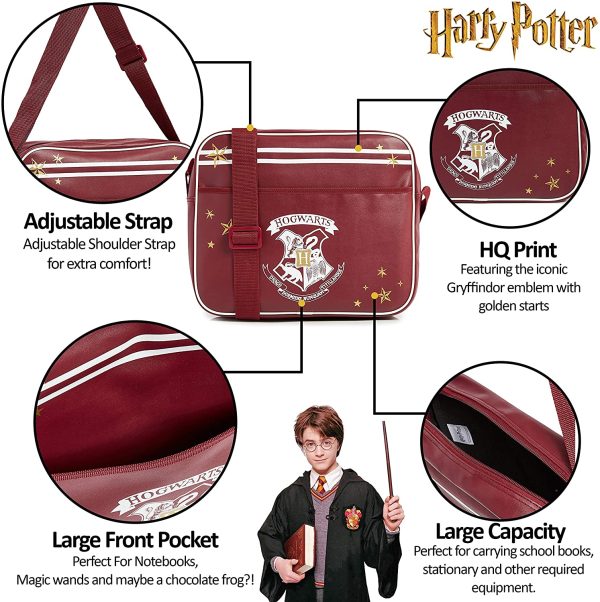 Borsa Postino Harry Potter Borsa Messenger Grifondoro Porta Computer Hogwarts - immagine 5