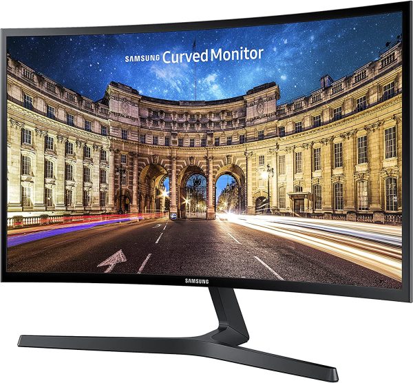 CF39 (C24F396), Curvo (1800R) , 24", 1920x1080 (Full HD), VA, 60 Hz, 4 ms, FreeSync, HDMI, D-Sub, Ingresso Audio, Eye Saver Mode, Nero - immagine 2