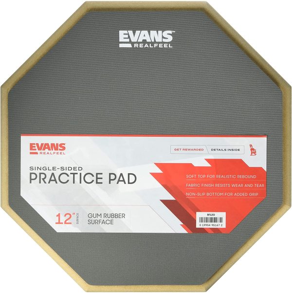 Evans RF12G Pad Allenatore RealFeel, 12" - immagine 5